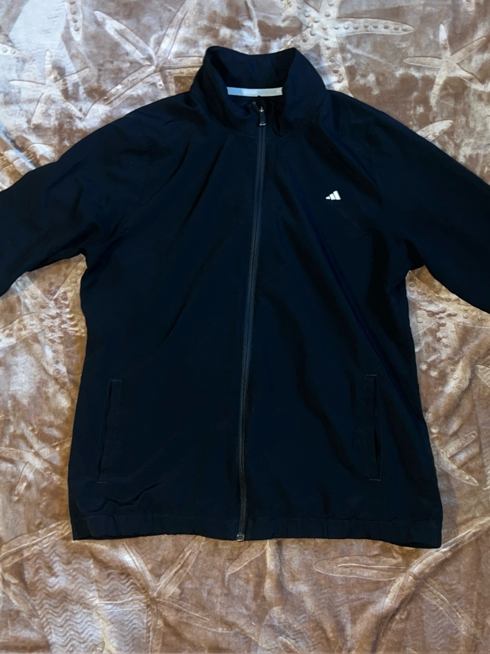 adidas Black Full-Zip Performance Jacket